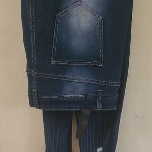 Dark Blue Denim Jeans